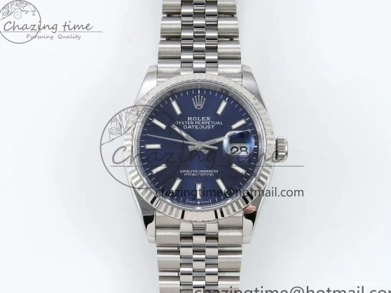 MiroTime 0419 Lightweight DateJust 36 126234 APF 1:1 Best Edition 904L Steel Blue Sitck Dial on SS Jubilee Bracelet VR 1582